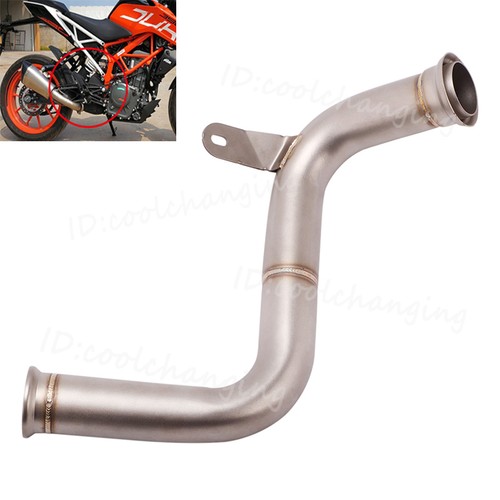 Motorcycle exhaust mid - mid, link