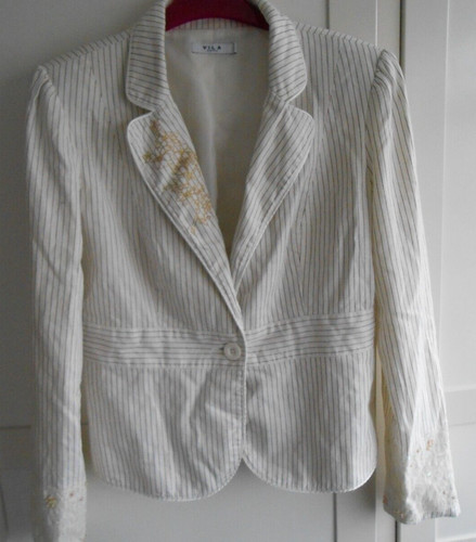 Vila clothing cream - vila, striped