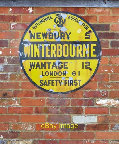 Photo 6x4 old - old, sign