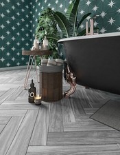 Grey Oak Wood Texture Effect