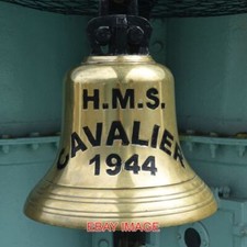 PHOTO  SHIP'S BELL ON HMS