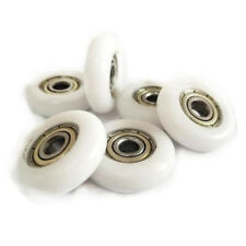 10pcs Nylon Plastic Embedded Pulley Wheels Groove Ball Bearings 5x23x7mm