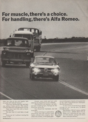 1971 alfa romeo veloce - gt,