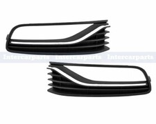 Front Bumper Fog Light Grill Pair Set Left + Right for VW Polo 6R 2014-2017