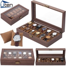 Grids watch box pu - 3/6/10/12,