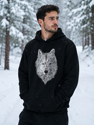Unisex cool grey wolf - unisex,