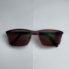 Specsavers Eyeglasses Glasses Frames Burgundy Square Full Rim Buffalo 56-16-140