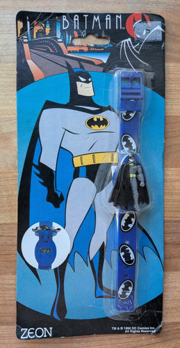 Vintage 1992 zeon batman watch - vintage,