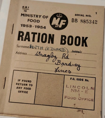 Ration book nice - ration,