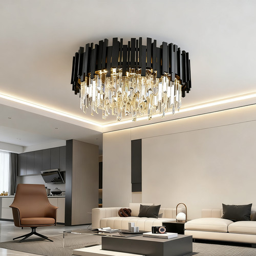 Modern crystal chandelier - crystal,