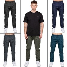 Enzo Jeans Mens Cargo Pants