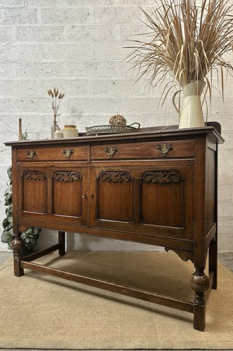 Stunning antique oak jacobean - oak,