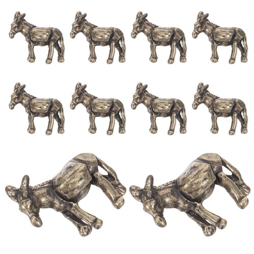 10pcs iron mini donkey - iron,