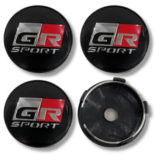 Toyota Alloy Wheel Centre Cap Hub x4 For Many Models Yaris Corolla 60mm Black