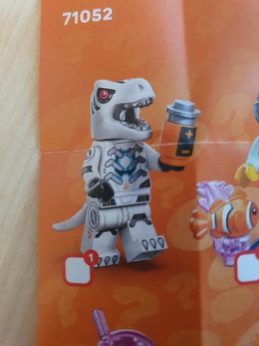 Lego cmf series robot rex - cmf, t.rex