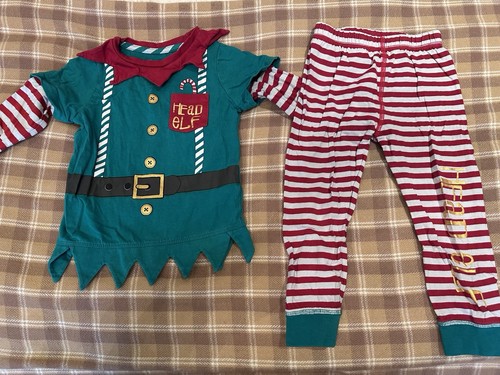 Elf pajamas age christmas - age, 3-4