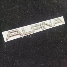 1x Big Chrome Silver ALPINA