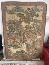 Vintage French Forest Scene Home Decor Wall Hanging Tapestry 210x149 cm