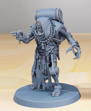 Sci-fi minis -- WAR ROBOT CONTROLLER -- alt 40K Adeptus Mechanicus StationForge