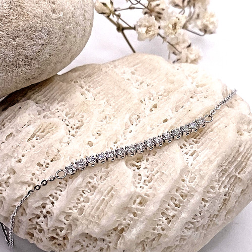 Gold diamond bracelet 18k - bracelet,