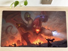 MTG Table Playmat Tiamat TCG CCG Mouse Pad Trading Card Game Mat With Bag
