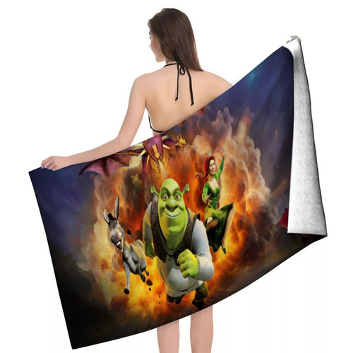 Shrek beach towel gift - beach,