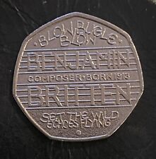 Rare 50p Coin- Benjamin Britten 50p coin 2013 collectable