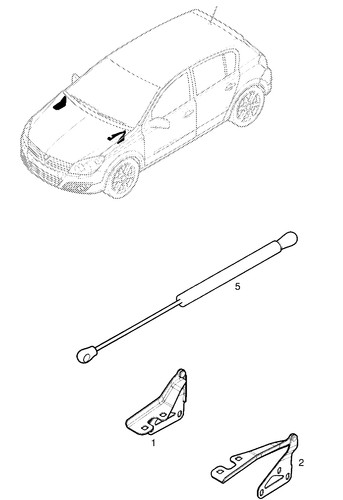 Genuine vauxhall astra h - genuine,