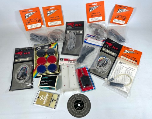 Vintage audio cables - audio, leads