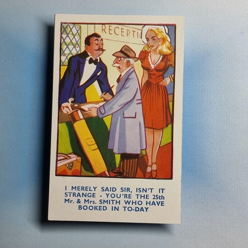 Saucy comic postcard c1965 - saucy,