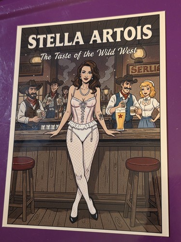Stella artois pin - stella, up