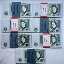 Old 1£ One Pound Banknotes X 70. Mostly Uncirculated. Fantastic Condition