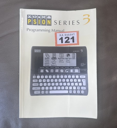 Psion series programming - series, 3a
