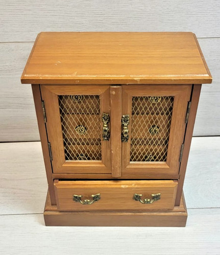 Vintage wooden armoire - vintage,