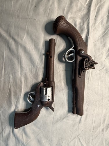 Vintage ceramic toy pistol - ceramic,