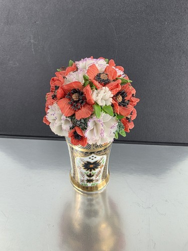 Vintage porcelain flower - vintage,