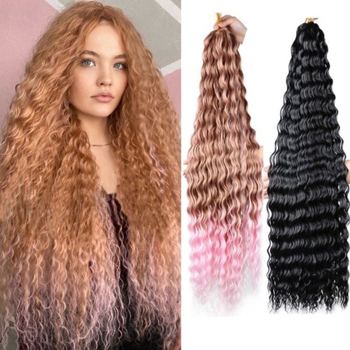 Deep twist crochet hair curls - deep,