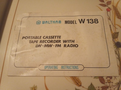 Vintage retro waltham w138 - vintage,