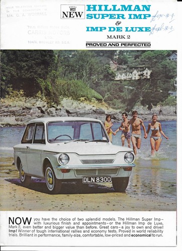 Hillman imp original - hillman, 2