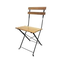 Folding Wooden Bistro Chair, Wooden Garden Chairs, Patio Chairs, Factory 2nds