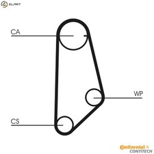TIMING BELT CT635 FOR VW AUDI