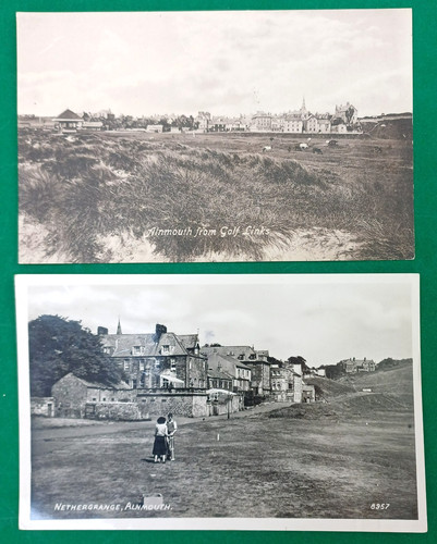 Early alnmouth golf links - golf,