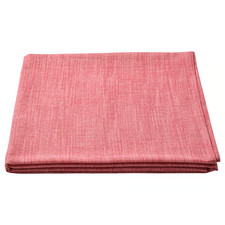 Ikea SVARTSENAP Cotton Tablecloth, Pink-Red, 145x240 cm Retangle