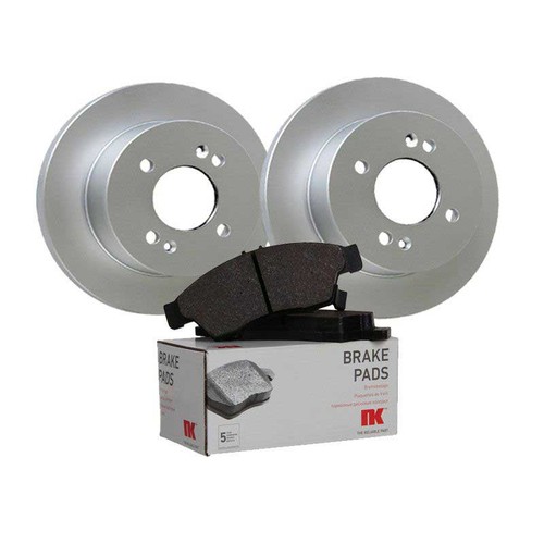 Rear brake discs and pad - and,