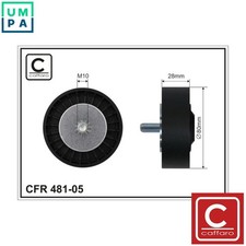 DEFLECTIONGUIDE PULLEY VRIBBED