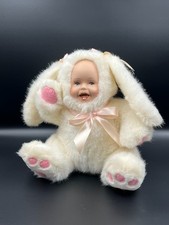 Vintage Porcelain Faced Bunny