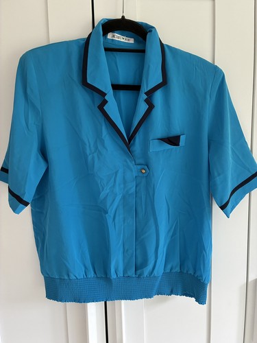 Vintage jacques vert blue top - jacques,
