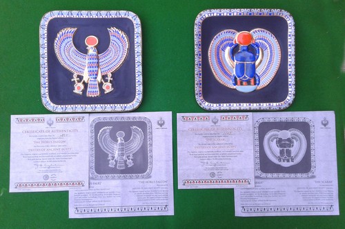 Osiris porcelain deities - porcelain,