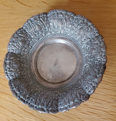 Vintage solid silver very - solid,