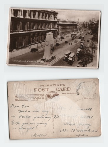 Vintage rppc postcard - postcard, london